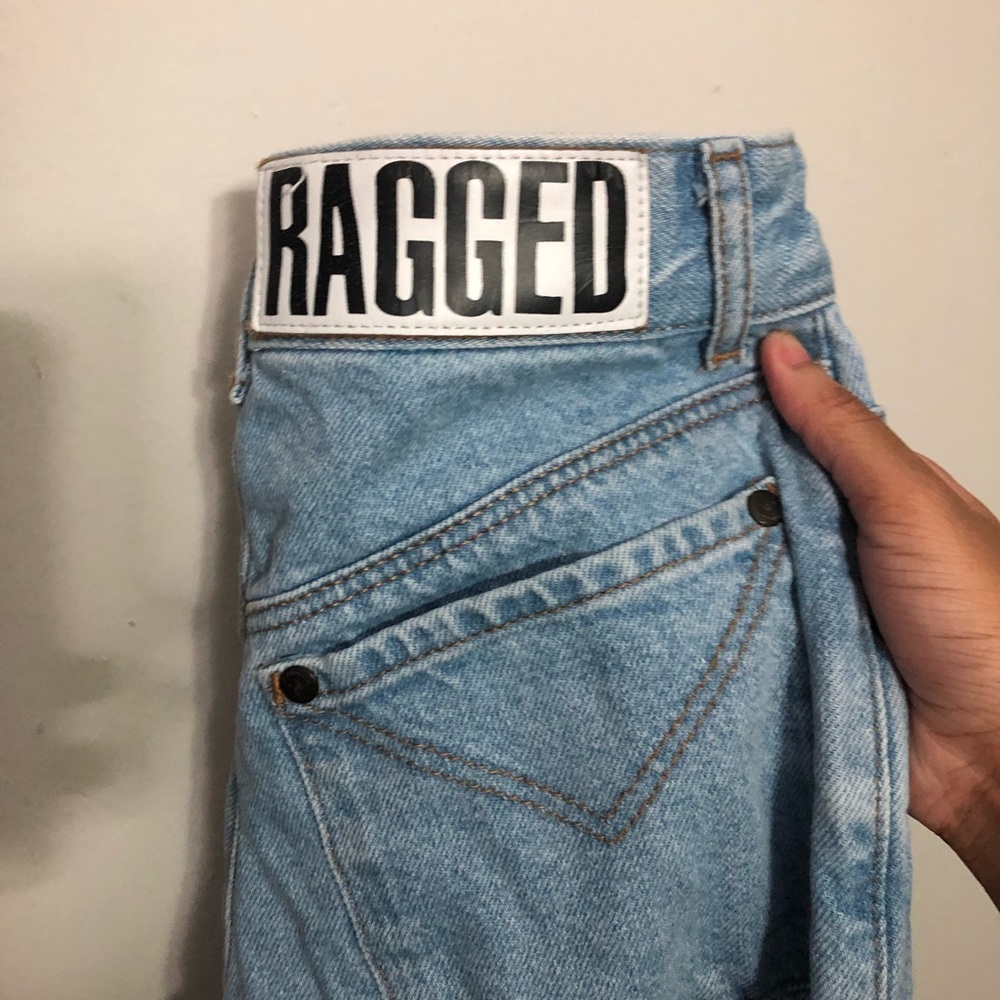 The Ragged Priest Cougar Mom Jeans in Light Blue